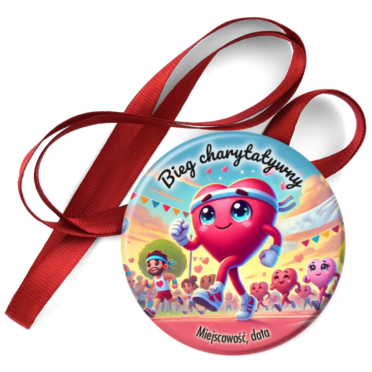 przypinka medal Bieg charytatywny