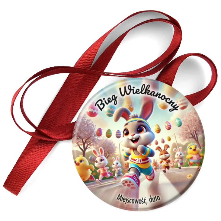 przypinka medal Bieg Wielkanocny