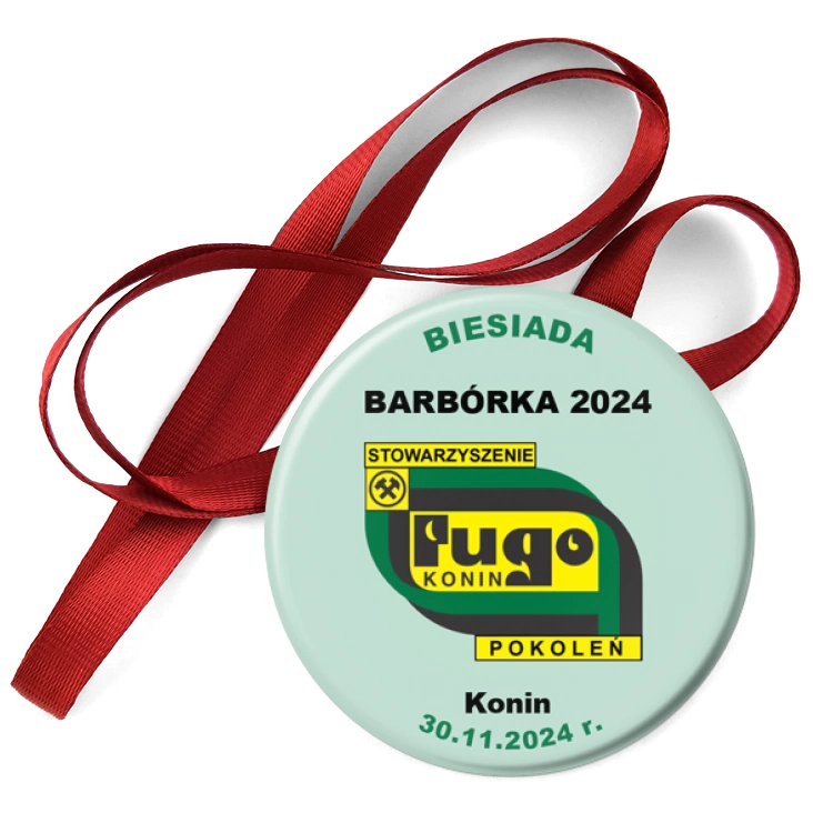 przypinka medal Biesiada Barbórka 2024 Konin