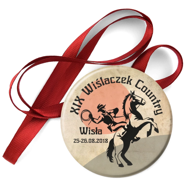 przypinka medal XIX Wiślaczek Country