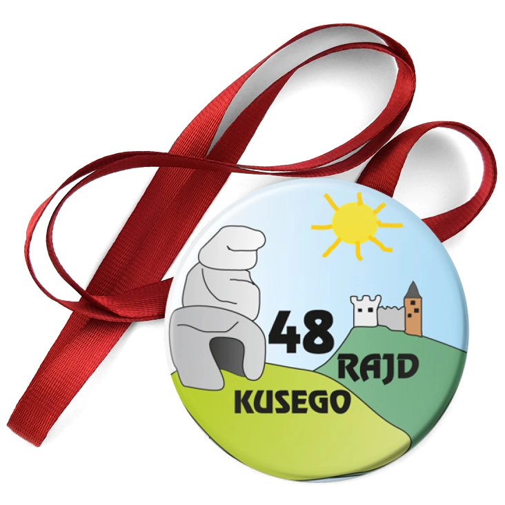 przypinka medal 48 Rajd Kusego
