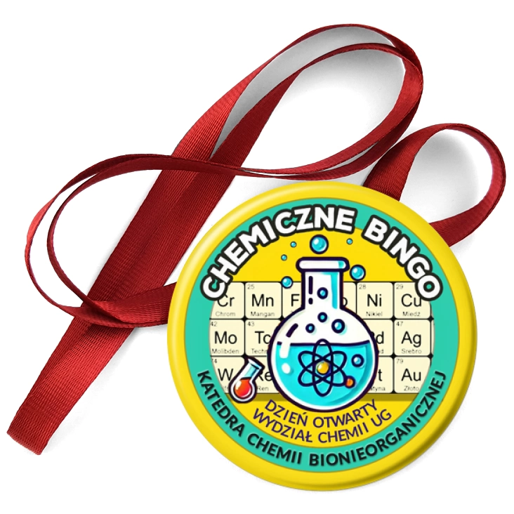 przypinka medal Chemiczne Bingo