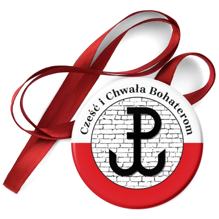 przypinka medal Cześć i Chwała Bohaterom