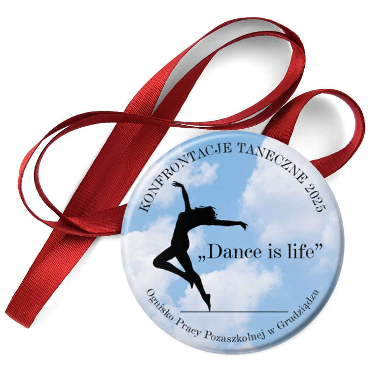 przypinka medal Dance life