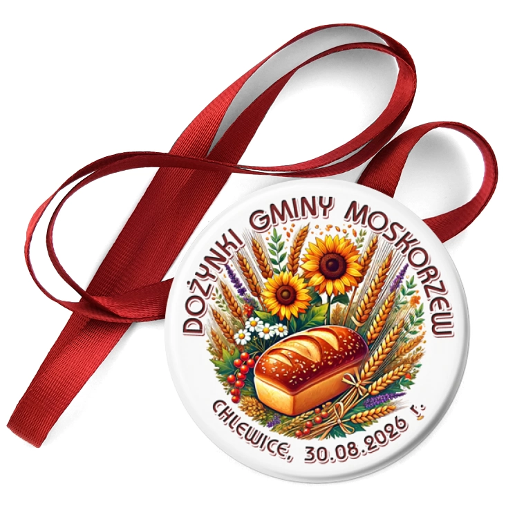przypinka medal Dożynki Gminne Chlewice 2026