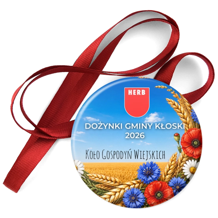 przypinka medal Dożynki KGW