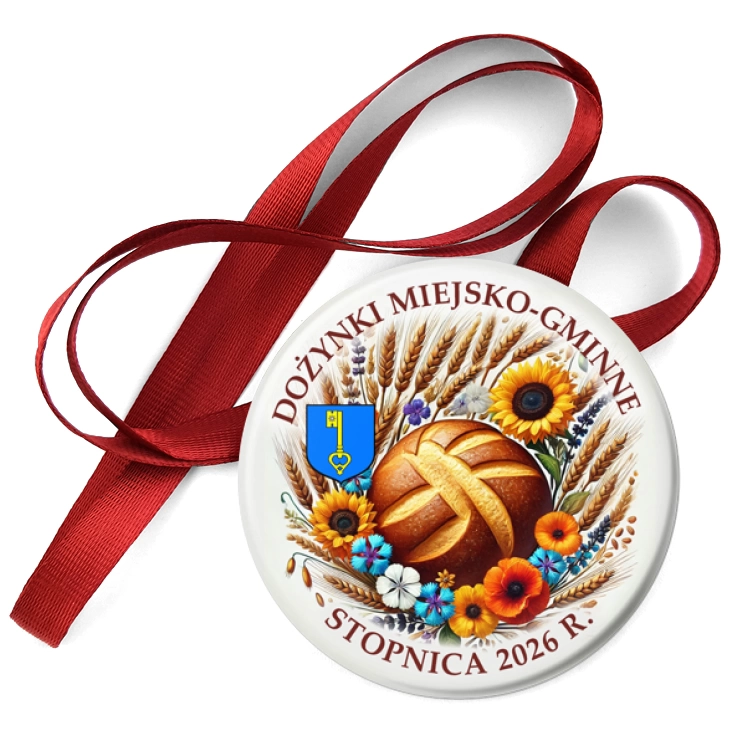 przypinka medal Dożynki Miejsko-Gminne Stopnica 2026