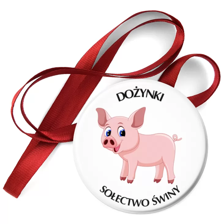 przypinka medal Dożynki Sołectwo Świny