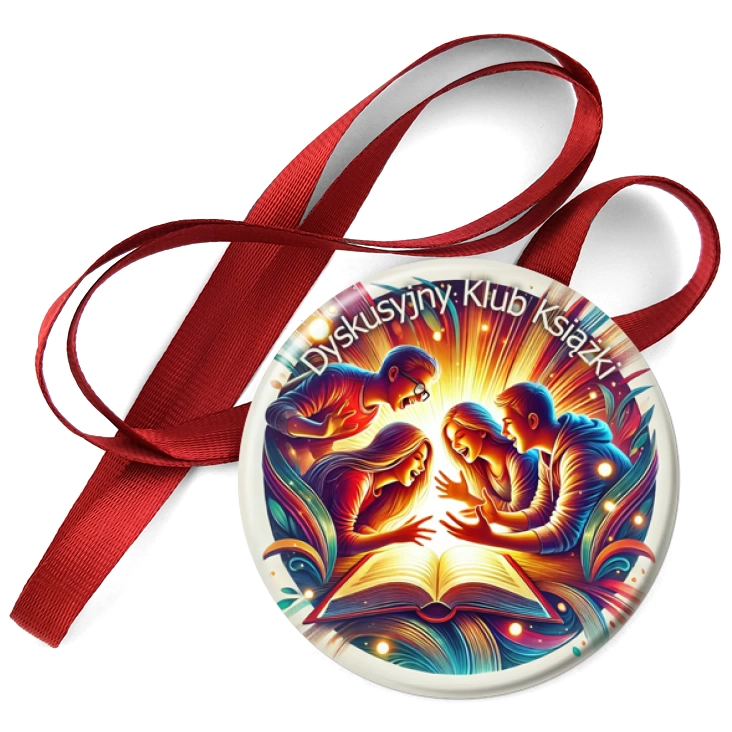 przypinka medal Dyskusyjny Klub Książki