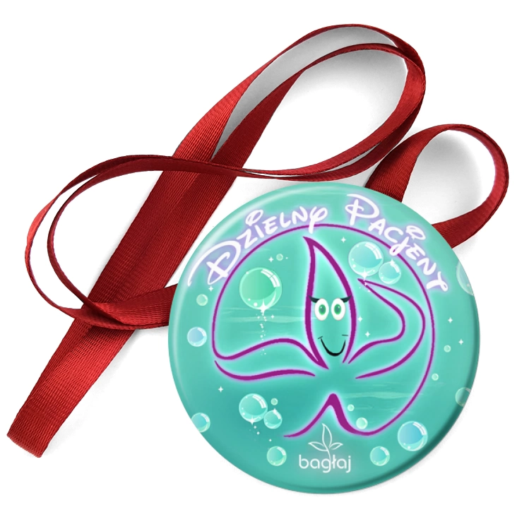 przypinka medal Dzielny Pacjent Bagłaj morski