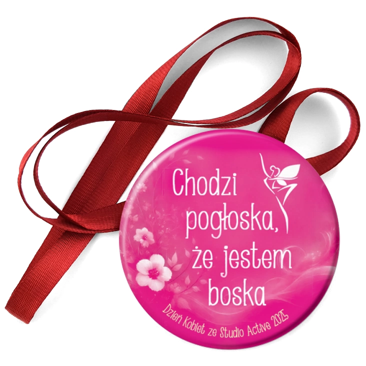 przypinka medal Dzień Kobiet 2025 Studio Active