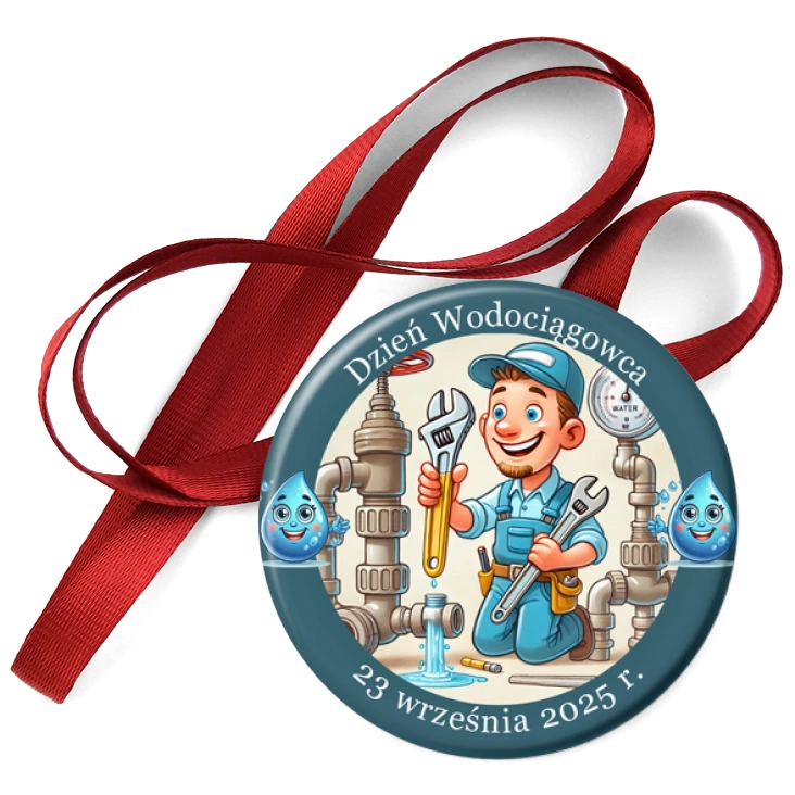 przypinka medal Dzień Wodociągowca