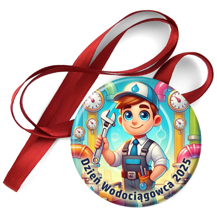 przypinka medal Dzień wodociągowca monter