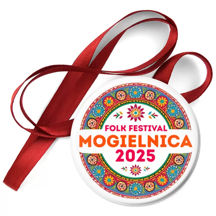 przypinka medal Folk Festival Mogielnica 2025