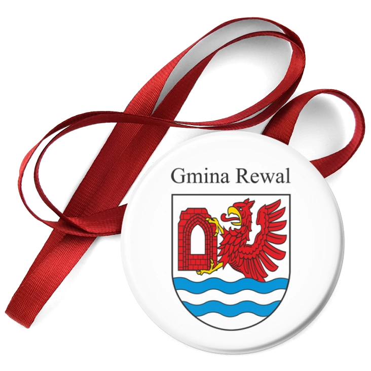 przypinka medal Gmina Rewal