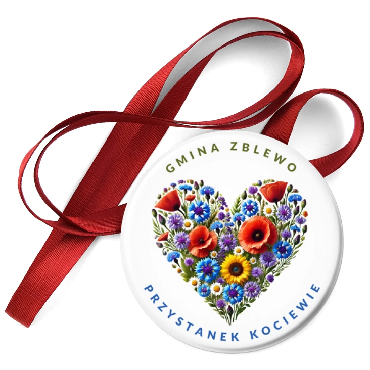 przypinka medal Gmina Zblewo Przystanek Kociewie
