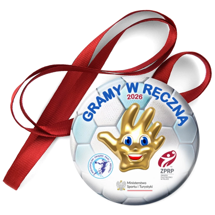 przypinka medal Gramy w ręczną 2026
