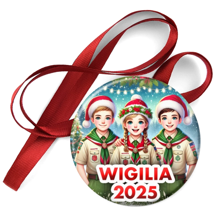 przypinka medal Harcerska wigilia