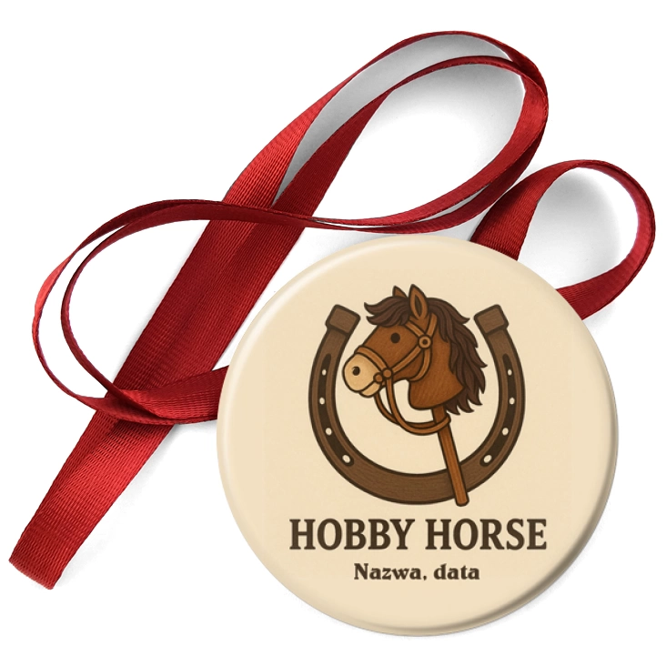 przypinka medal Hobby horse