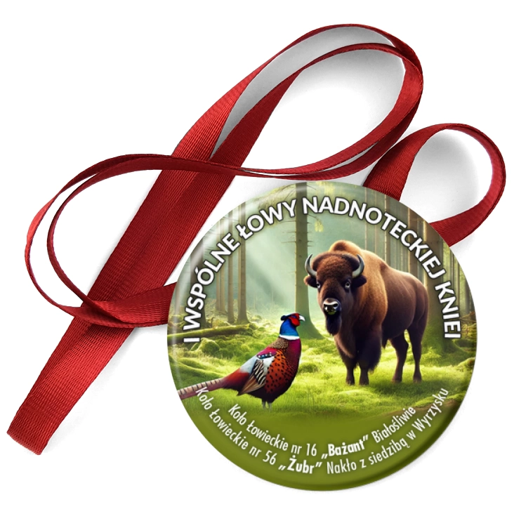 przypinka medal I Wspólne Łowy Nadnoteckiej Kniei