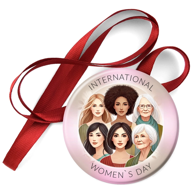 przypinka medal International Women`s Day