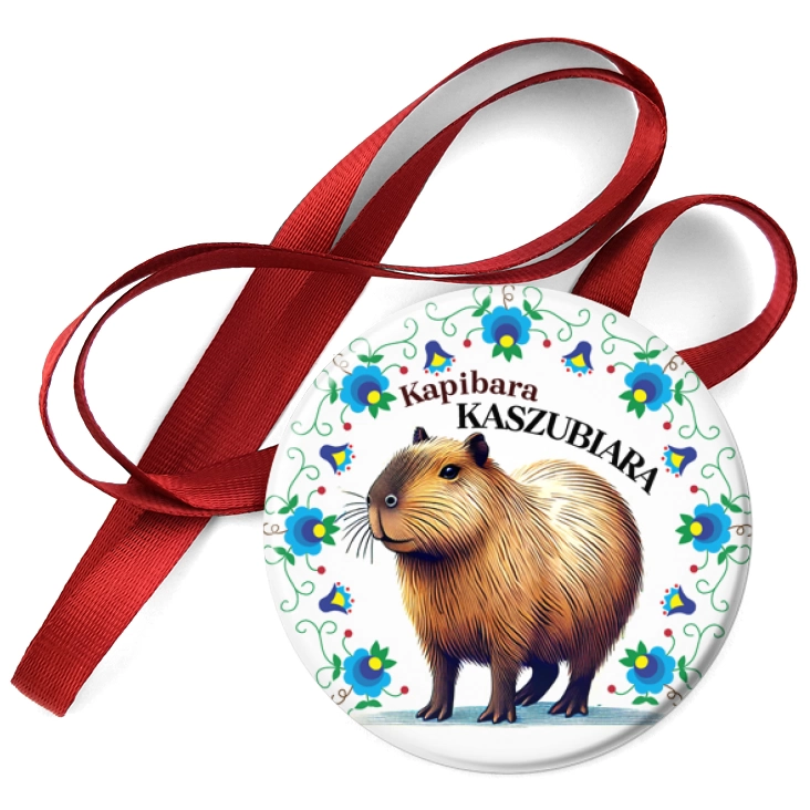 przypinka medal Kapibara Kaszubiara