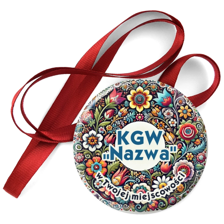 przypinka medal KGW motyw kociewski