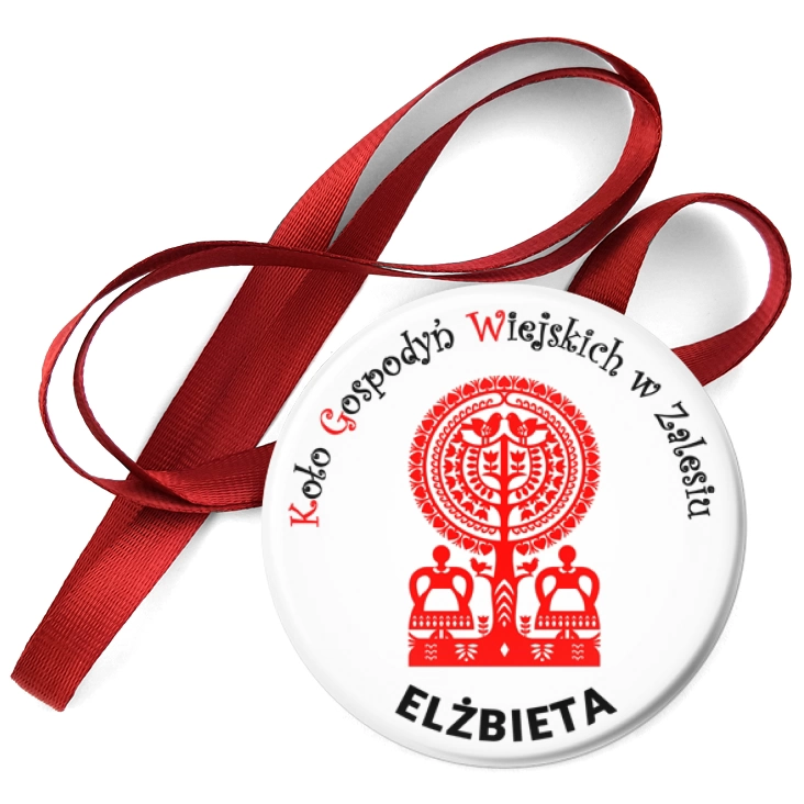 przypinka medal KGW w Zalesiu