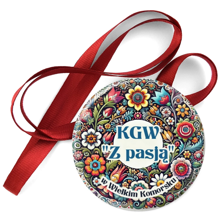 przypinka medal KGW Z Pasją w Wielkim Komorsku