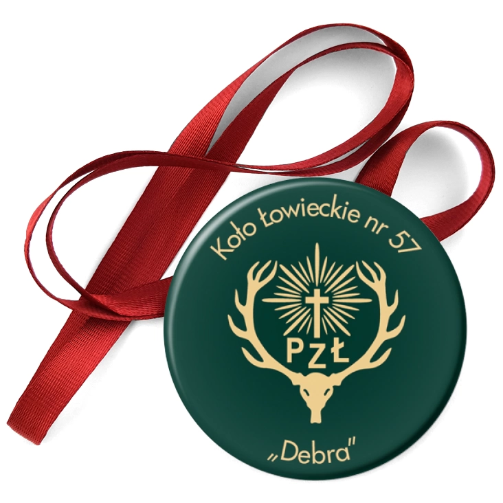 przypinka medal Koło Łowieckie nr 57 Debra
