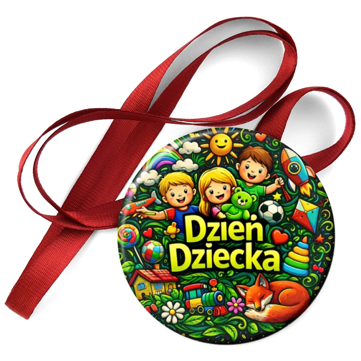 przypinka medal Kolorowy Dzień Dziecka