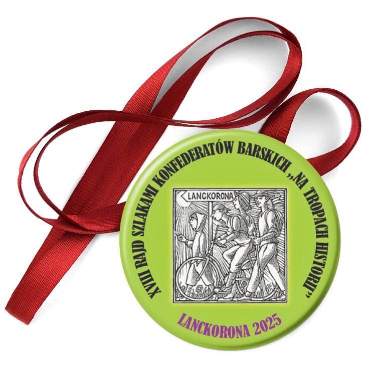 przypinka medal Lanckorona 2025