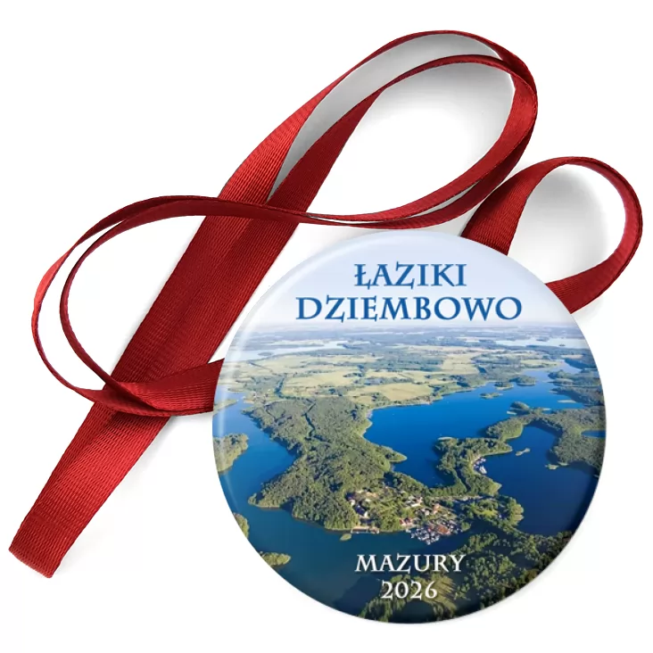 przypinka medal Łaziki Dziewmbowow Mazury 2026