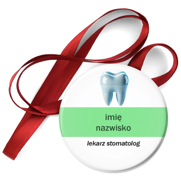 przypinka medal Lekarz stomatolog
