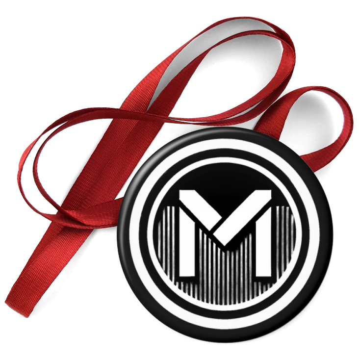 przypinka medal Litera M