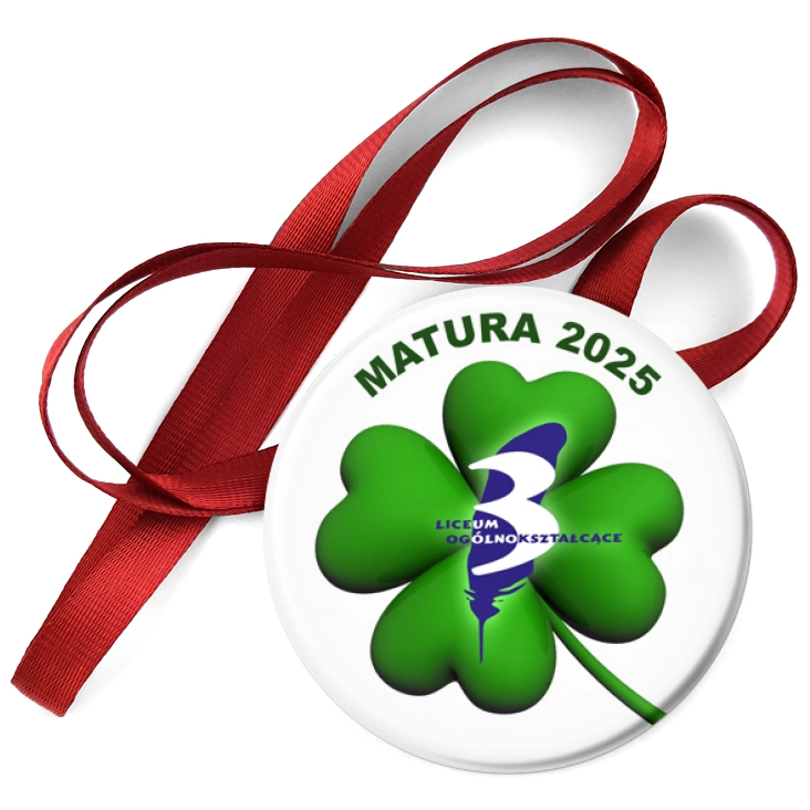 przypinka medal LO nr 3 Matura 2025