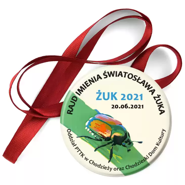 przypinka medal Rajd Imienia Światosława Żuka Żuk 2021