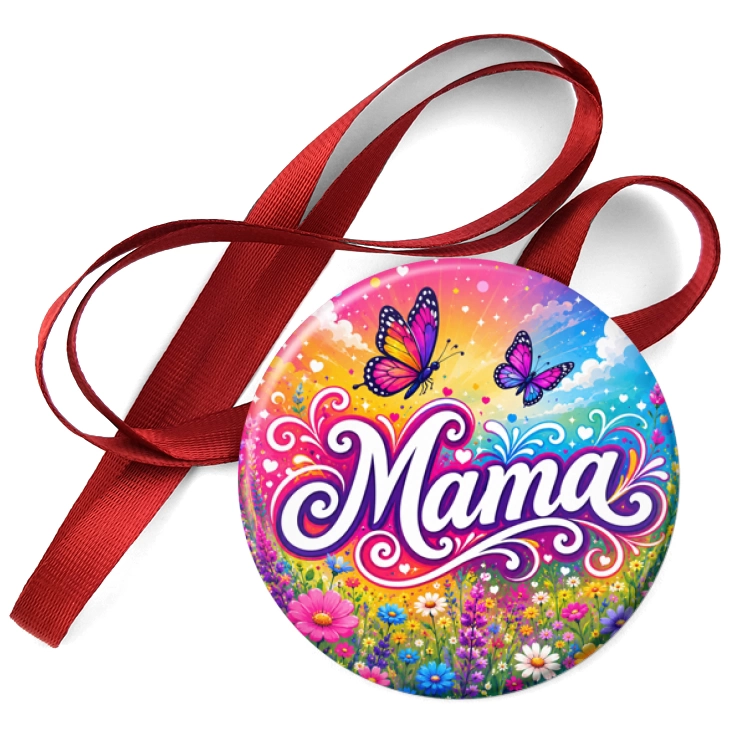 przypinka medal Mama i motylki