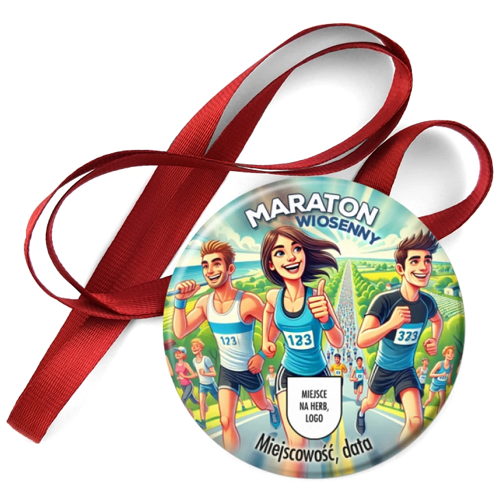 przypinka medal Maraton wiosenny