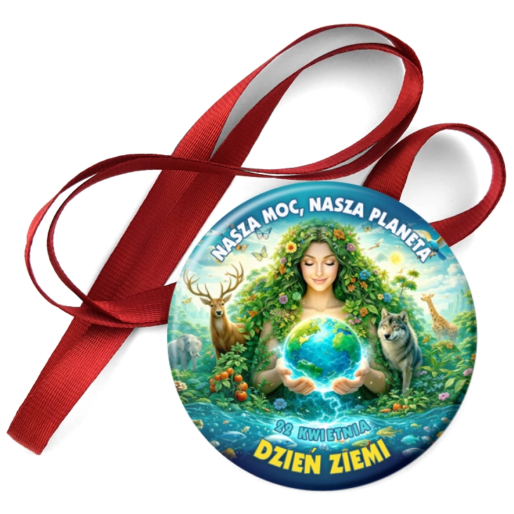 przypinka medal Matka Ziemia Dzień Ziemi 22 kwietnia
