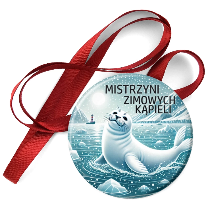 przypinka medal Mistrzyni zimowych kąpieli