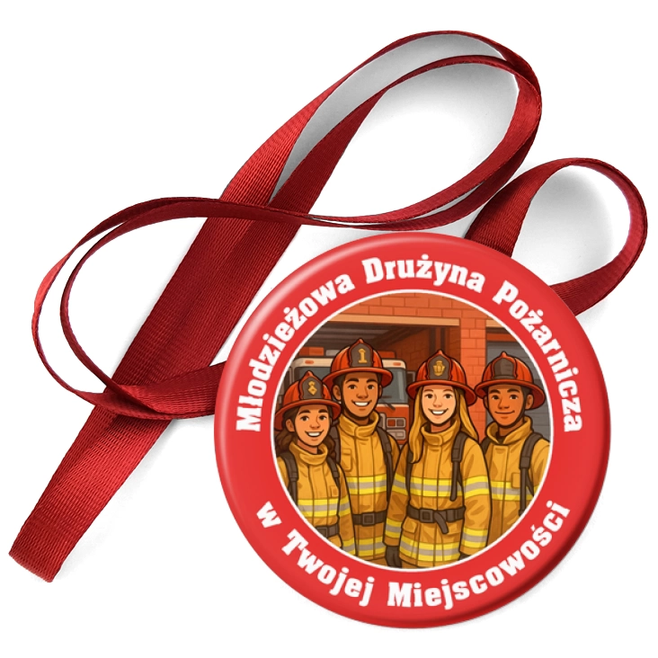 przypinka medal Młodzieżowa Drużyna Pożarnicza