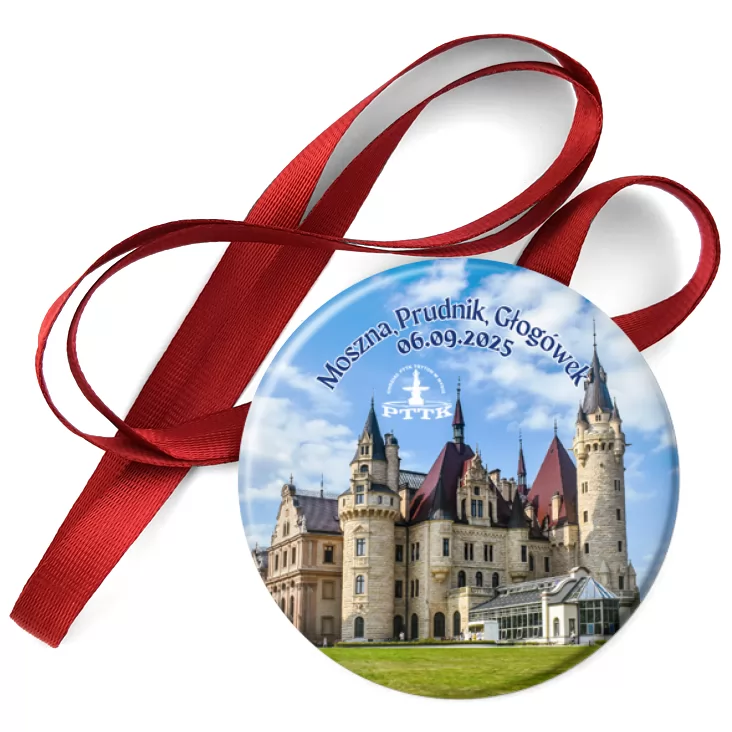 przypinka medal Moszna Prudnik Głogówek