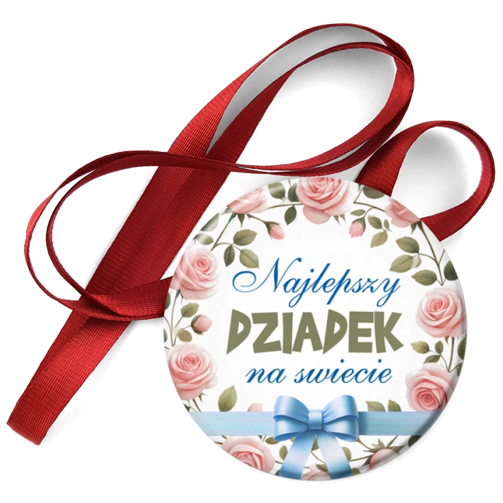 przypinka medal Najlepszy dziadek