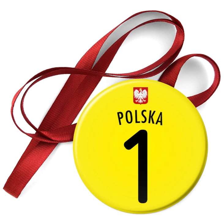 przypinka medal Numer jeden