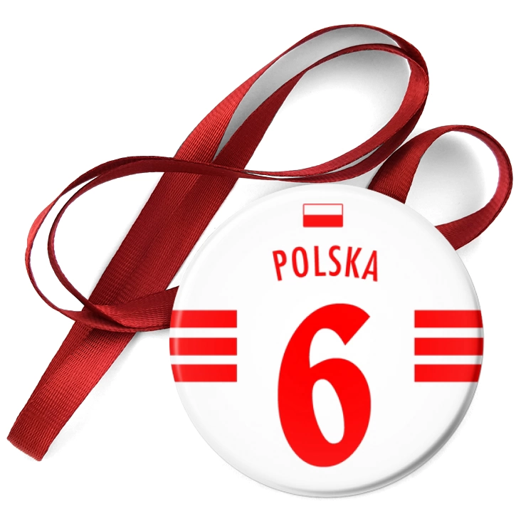 przypinka medal Numer sześć