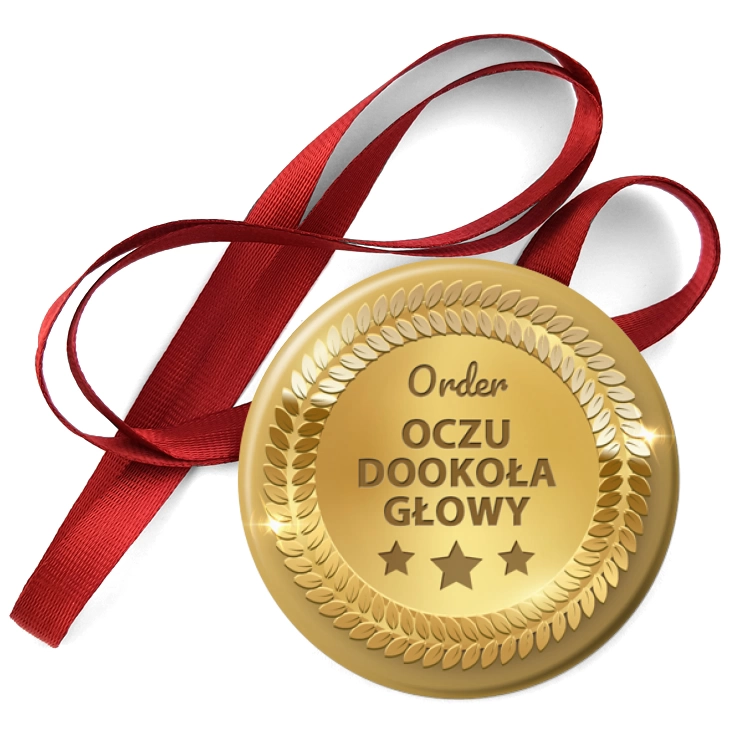 przypinka medal Order oczu dookoła głowy