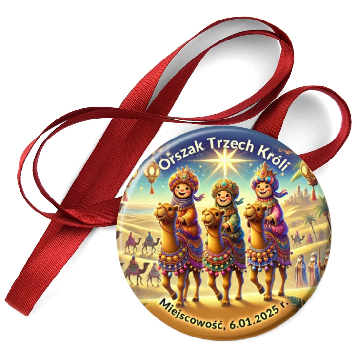 przypinka medal Orszak Trzech Króli Jasełka