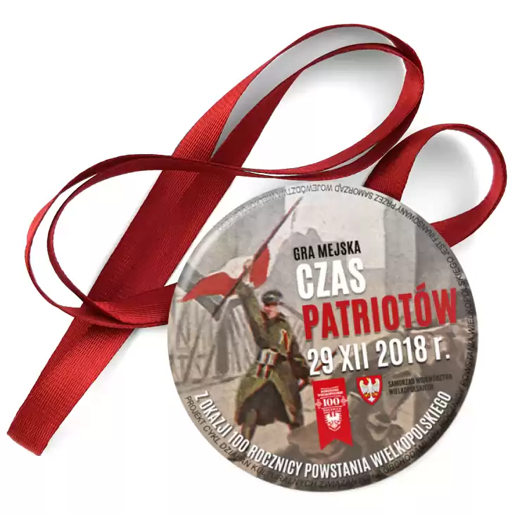 przypinka medal Gra Miejska Poznań