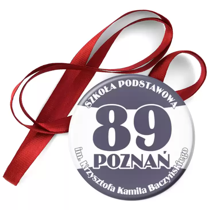 przypinka medal Szkoła Podstawowa nr 89 w Poznaniu